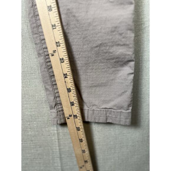 Vuori Ripstop Hiking Pants Women Size Small VW401 Tan Khaki No Drawstring - Picture 6 of 10